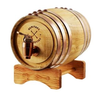 COPY - American Vintage Wood Barrel Whiskey Dispenser